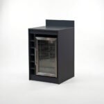 Oakley Outdoor Kitchen Wine Rack & Fridge Modular Unit - Graphite Grey - Image 5