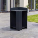Oakley Outdoor Kitchen Corner Modular Unit - Graphite Grey