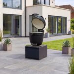 Oakley Straight Outdoor Kitchen K-Pro 22 Kamado Charcoal Barbecue with Integrated Drawer Unit - Graphite Grey - Image 2