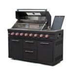 Riley Straight Outdoor Kitchen 6 Burner Gas BBQ S2131-A - Graphite Grey - Image 2