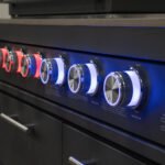 Riley Straight Outdoor Kitchen 6 Burner Gas BBQ S3828-A - Graphite Grey - Image 5