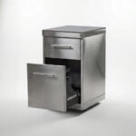Stanley Straight Outdoor Kitchen Kamado Charcoal BBQ K1620-A - Stainless Steel - Image 5