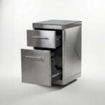 Stanley Straight Outdoor Kitchen Kamado Charcoal BBQ K1620-A - Stainless Steel - Image 6