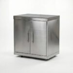 Stanley Straight Outdoor Kitchen Kamado Charcoal BBQ K2450-A - Stainless Steel - Image 3