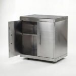 Stanley Straight Outdoor Kitchen Kamado Charcoal BBQ K2450-A - Stainless Steel - Image 4