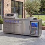 Stanley Straight Outdoor Kitchen 4 Burner Gas BBQ S2131-B - Stainless Steel