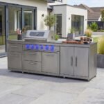 Stanley Straight Outdoor Kitchen 4 Burner Gas BBQ S2508-A - Stainless Steel
