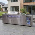 Stanley Straight Outdoor Kitchen 6 Burner Gas BBQ S2941-A - Stainless Steel