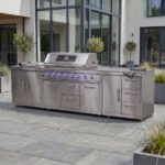 Stanley Straight Outdoor Kitchen 6 Burner Gas BBQ S3128-A - Stainless Steel