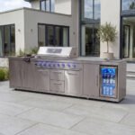 Stanley Straight Outdoor Kitchen 6 Burner Gas BBQ S3261-A - Stainless Steel