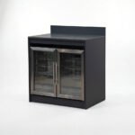 Oakley Straight Outdoor Kitchen Kamado Charcoal BBQ K2100-H - Graphite Grey - Image 5