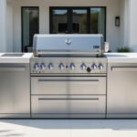 Mont Alpi Outdoor kitchen 6 Burner and Weather Cover - 2.4m