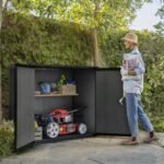 Keter Cortina Bella 4ft 6" x 2ft 4" (1.4 x 0.7m) 1,000 Litre Vertical Storage Shed - Image 3