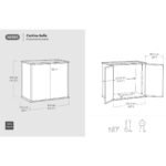 Keter Cortina Bella 4ft 6" x 2ft 4" (1.4 x 0.7m) 1,000 Litre Vertical Storage Shed - Image 2