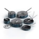 Joseph Joseph Space Folding Handle Ceramic Non-stick 6-piece Cookware Set in Blue - 45086