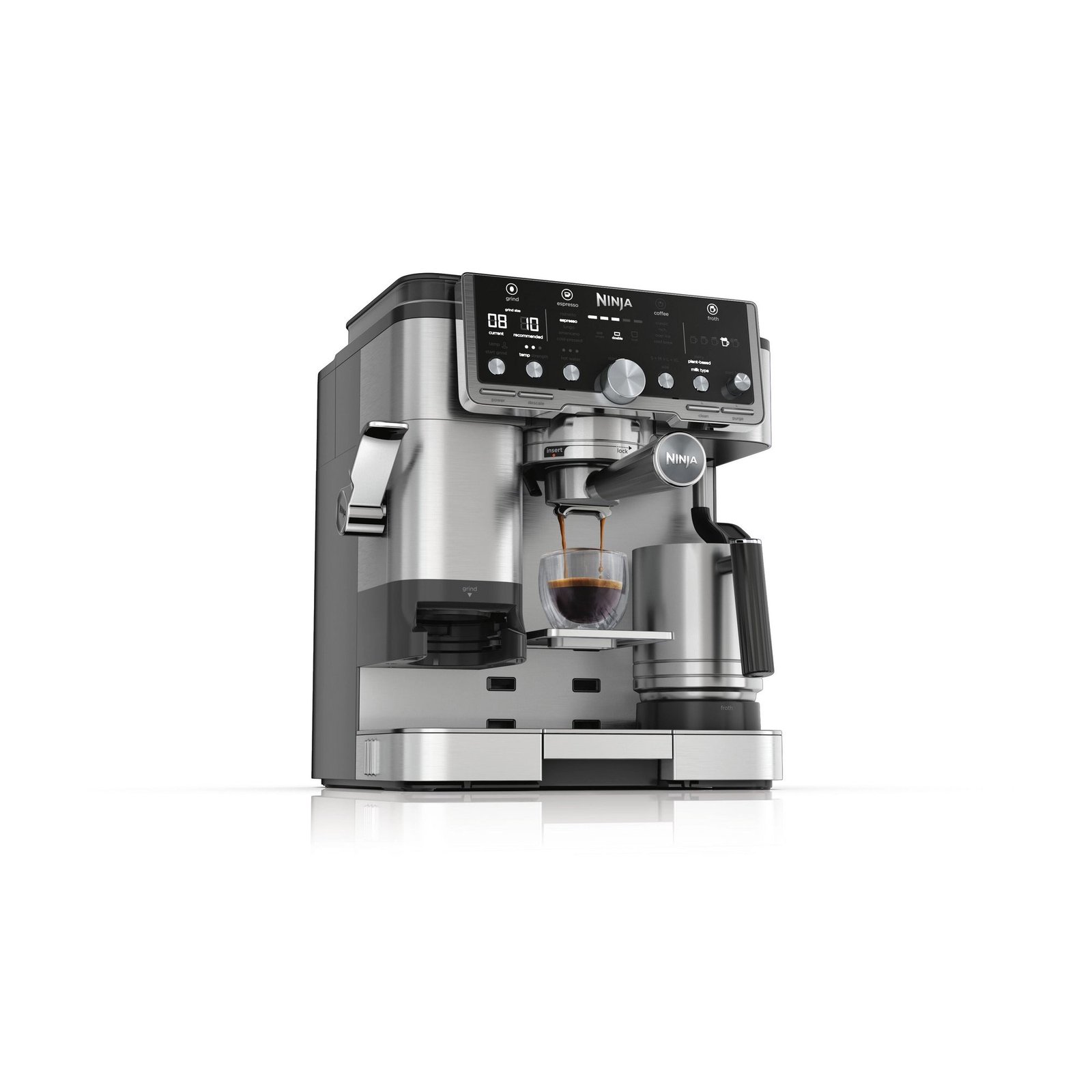 ES701UK-1 Ninja Luxe Café Pro Series Espresso Machine – Black/Stainless Steel – ES701UK - Image 1