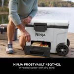 Ninja FrostVault 42L Wheeled Cooler with Dry Zone - Cloud White - FB245UKWH - Image 8
