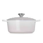 Le Creuset Cast Iron Round Casserole 24cm Meringue - Image 3