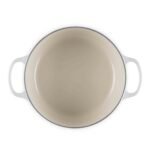 Le Creuset Cast Iron Round Casserole 24cm Meringue - Image 4