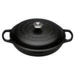 Le Creuset Signature Cast Iron Shallow Casserole 30cm Satin Black