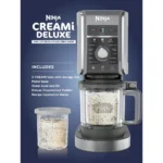 Ninja CREAMi Deluxe 10 in 1 Ice Cream and Frozen Drink Maker NC501UK - Image 5