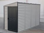Duramax 4×10 Sidemate Shed Gray with Foundation 36725 - Image 10