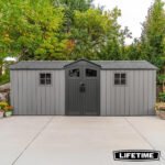 Lifetime 19Ft X 7Ft (5.7 X 2.1M) Outdoor Storage Shed - Model 60522