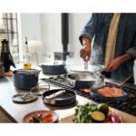 Joseph Joseph Space Folding Handle Ceramic Non-stick 6-piece Cookware Set in Blue - 45086 - Image 3
