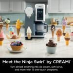 Ninja Swirl by CREAMi 13 in 1 Soft Serve and Ice Cream Maker NC701UK - Platinum Silver - Image 3